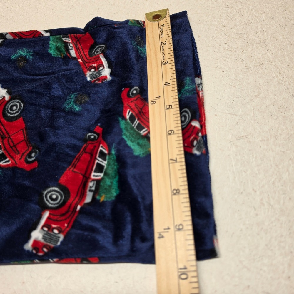 Weatherproof Vintage Fleece Pajama Pants Mens L Blue Excellent Christmas Pockets